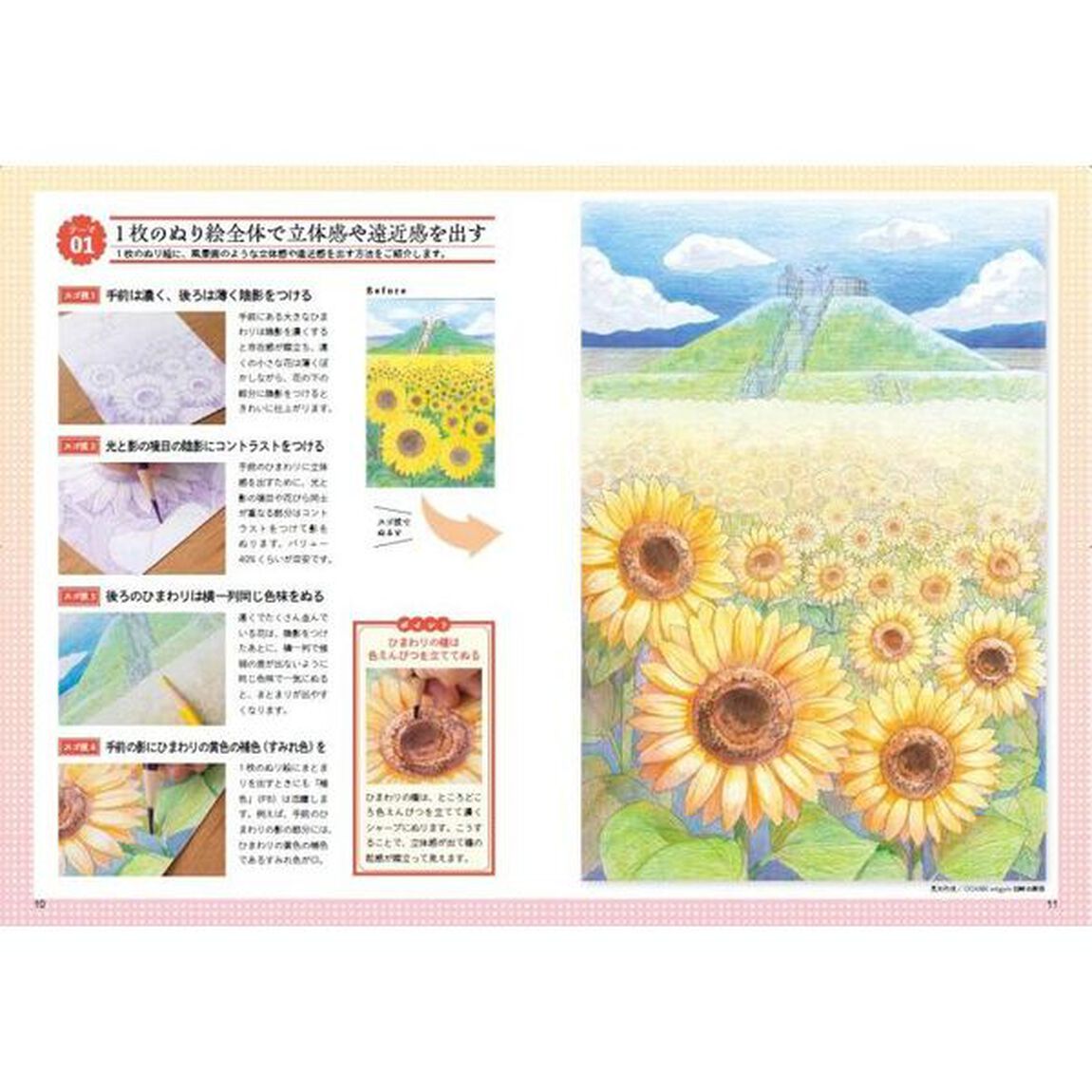 心のコリがスーッとほぐれる大人のぬり絵心ときめく日本の花絶景