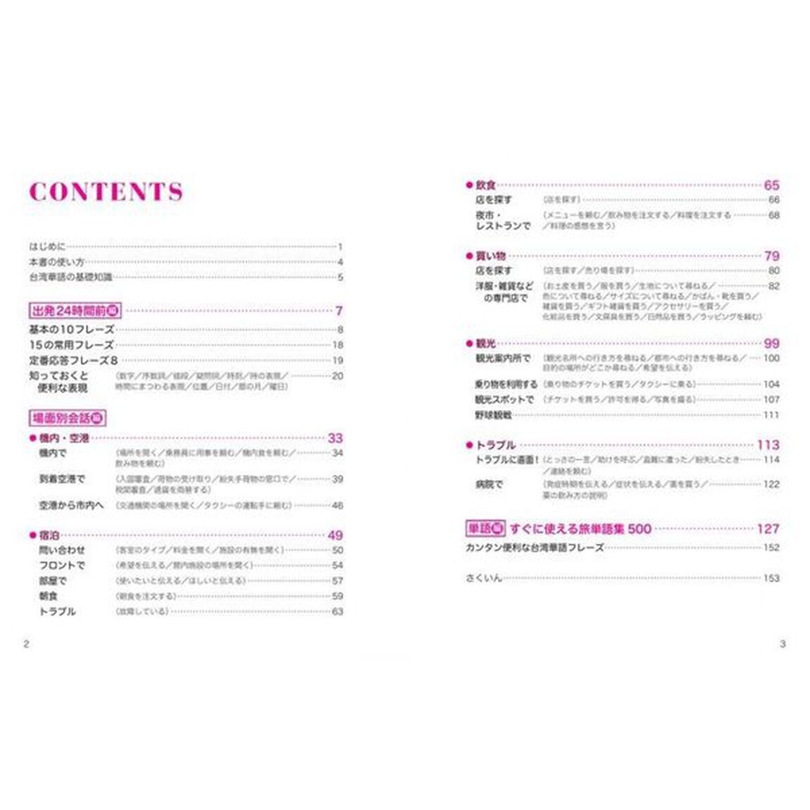 旅行台湾語会話　単語でカンタン！