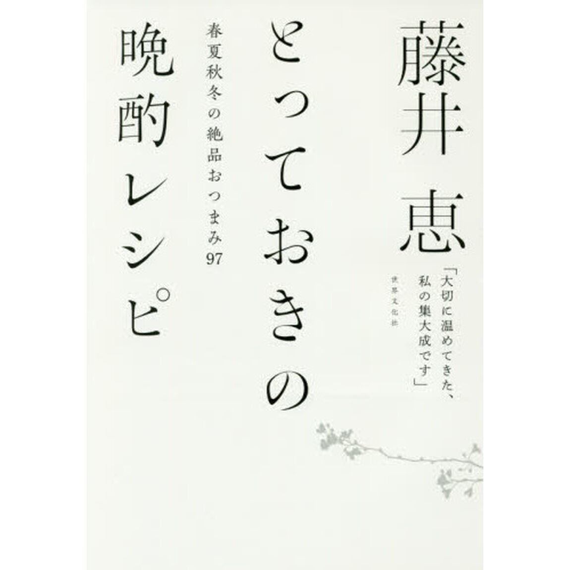 藤井恵 とっておきの晩酌レシピ