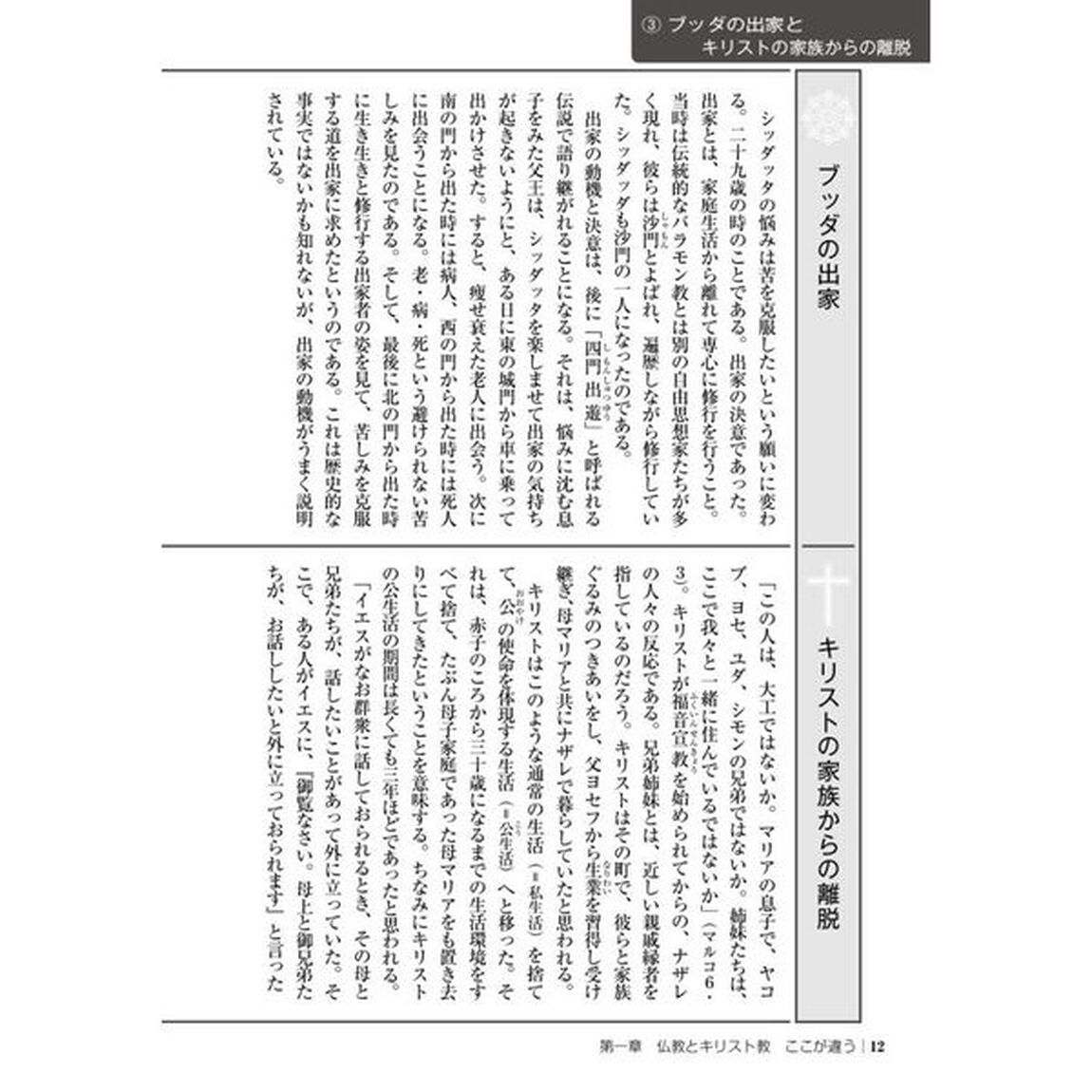 〈徹底比較〉仏教とキリスト教
