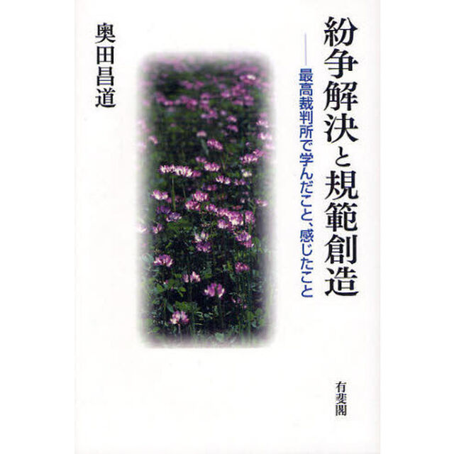 紛争解決と規範創造　最高裁判所で学んだこと、感じたこと