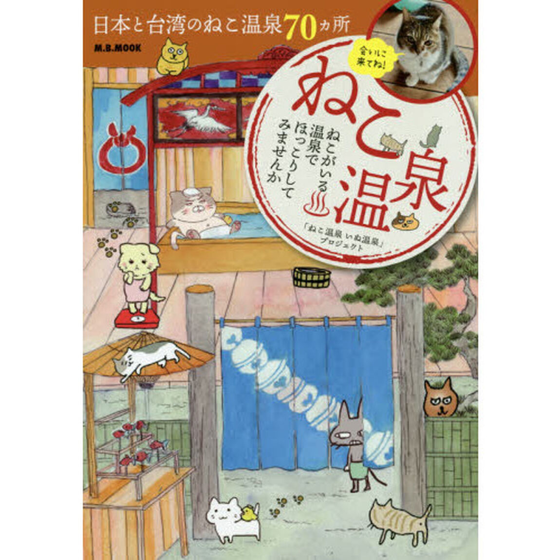 ねこ温泉　日本と台湾のねこ温泉７０カ所