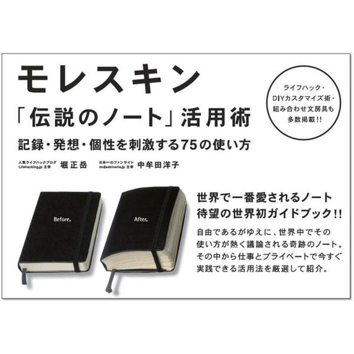 モレスキン 「伝説のノート」活用術〜記録・発想・個性を刺激する７５の使い方