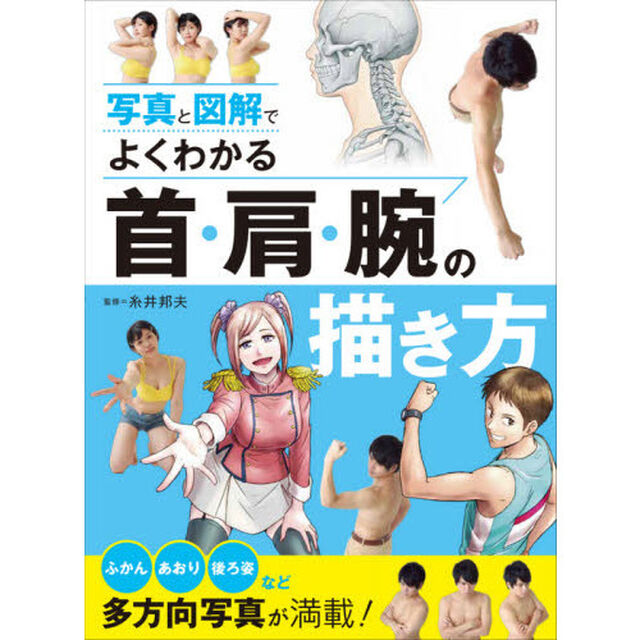首・肩・腕の描き方　写真と図解でよくわかる