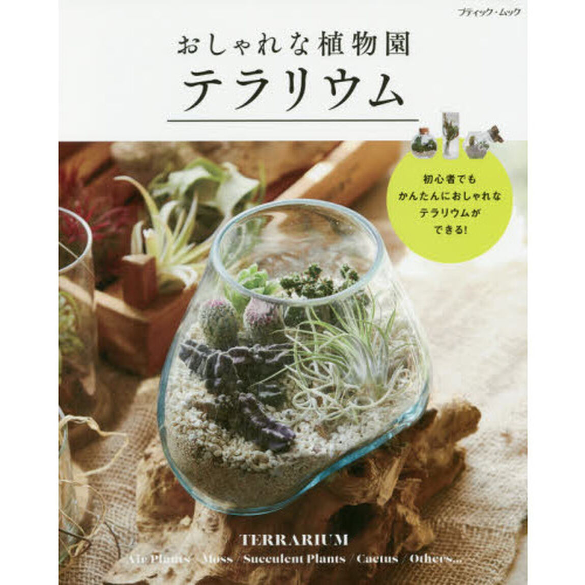 おしゃれな植物園テラリウム　初心者でもかんたんにおしゃれなテラリウムができる！