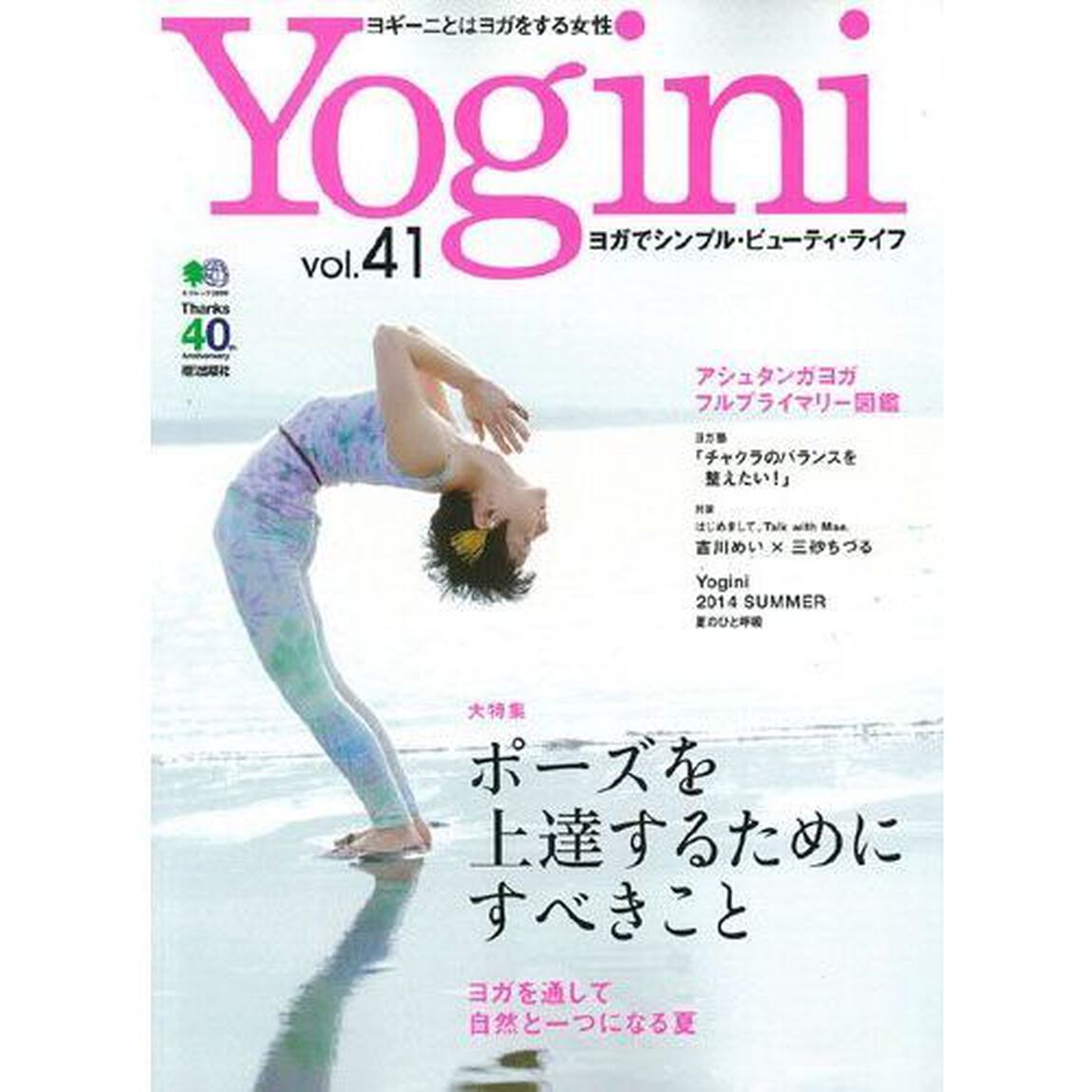 Ｙｏｇｉｎｉ　ヨガでシンプル・ビューティ・ライフ　ｖｏｌ．４１「特集ポーズを上達するためにすべきこと」