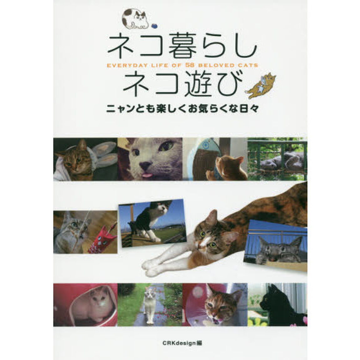 ネコ暮らしネコ遊び　ニャンとも楽しくお気らくな日々　２２人の飼い主と５８匹の愛おしいネコたちの暮らしぶり