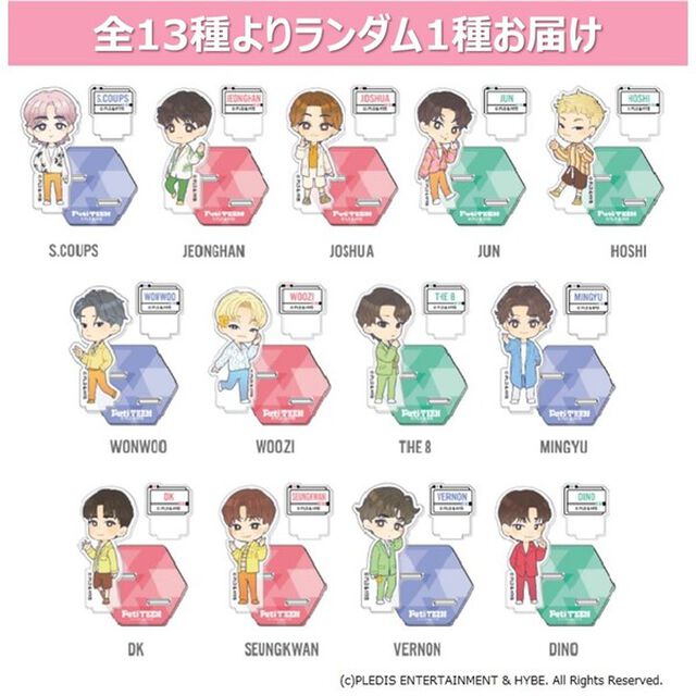 アクスタコレクション Lite PetiTEEN from SEVENTEEN（全13種よりランダム1種）