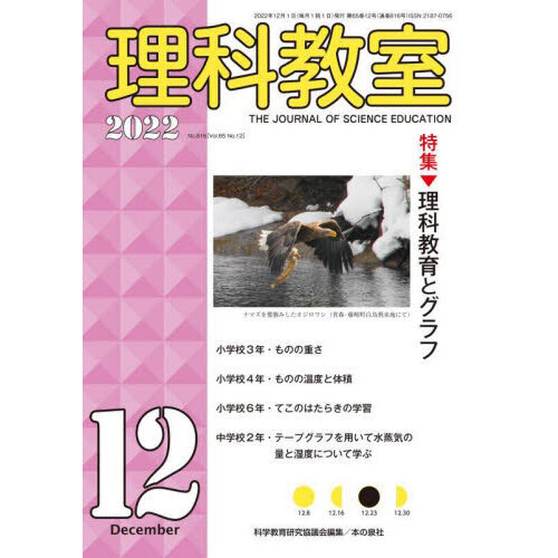 理科教室　Ｎｏ．８１６（２０２２－１２）「特集理科教育とグラフ」