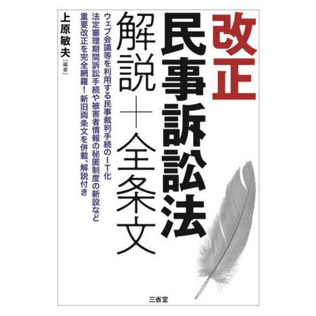 改正民事訴訟法解説＋全条文