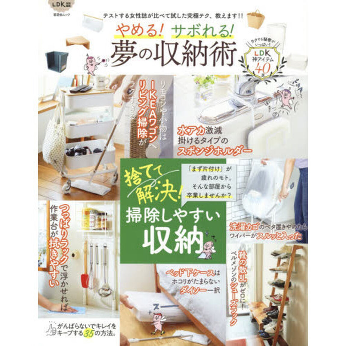 やめる！サボれる！夢の収納術　捨てて、解決！掃除しやすい収納