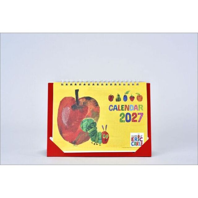 卓上 エリック・カール ポップアップ　2027年カレンダー
