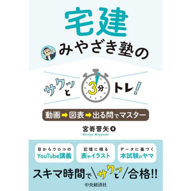 宅建みやざき塾のサクッと３分トレ！　動画&rarr;図表&rarr;出る問でマスター