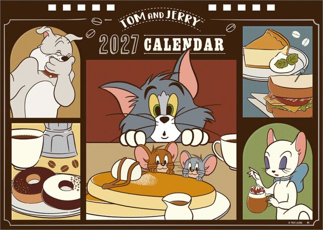 卓上 トムとジェリー 2027年カレンダー