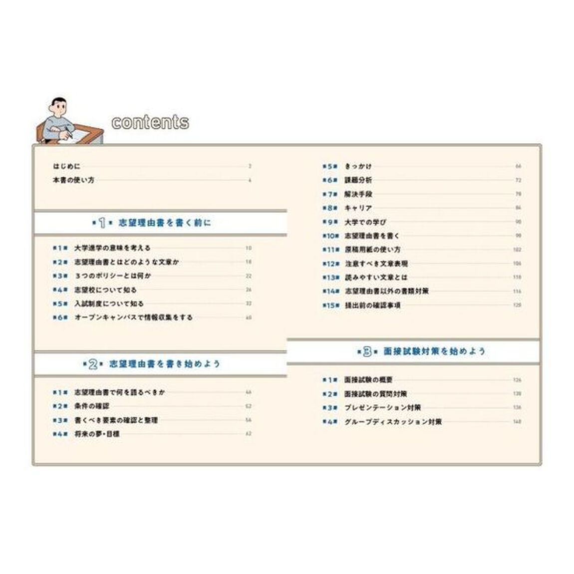 書きこむだけ！そのまま使える志望理由書・面接ノート