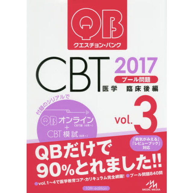 クエスチョン・バンクＣＢＴプール問題　２０１７ｖｏｌ．３「臨床後編」