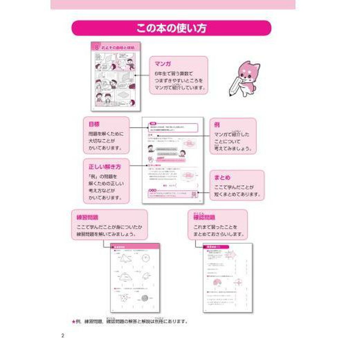 マンガでスッキリ！わからないがなくなる算数　小６
