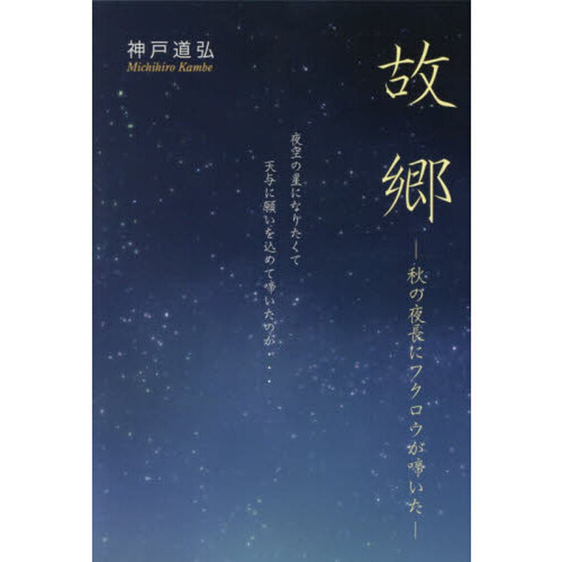 故郷　秋の夜長にフクロウが啼いた　夜空の星になりたくて天与に願いを込めて啼いたのか&hellip;