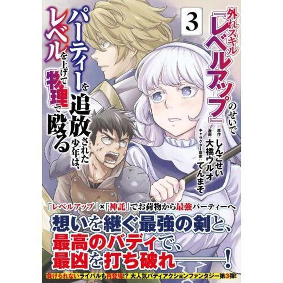 外れスキル『レベルアップ』のせいでパーティーを追放された少年は、レベルを上げて物理で殴る　３