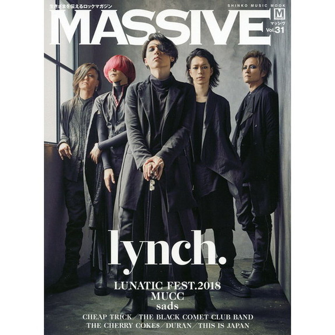 ＭＡＳＳＩＶＥ　生きざまを伝えるロックマガジン　Ｖｏｌ．３１「ｌｙｎｃｈ．／ＬＵＮＡＴＩＣ　ＦＥＳＴ．２０１８／ＭＵＣＣ」