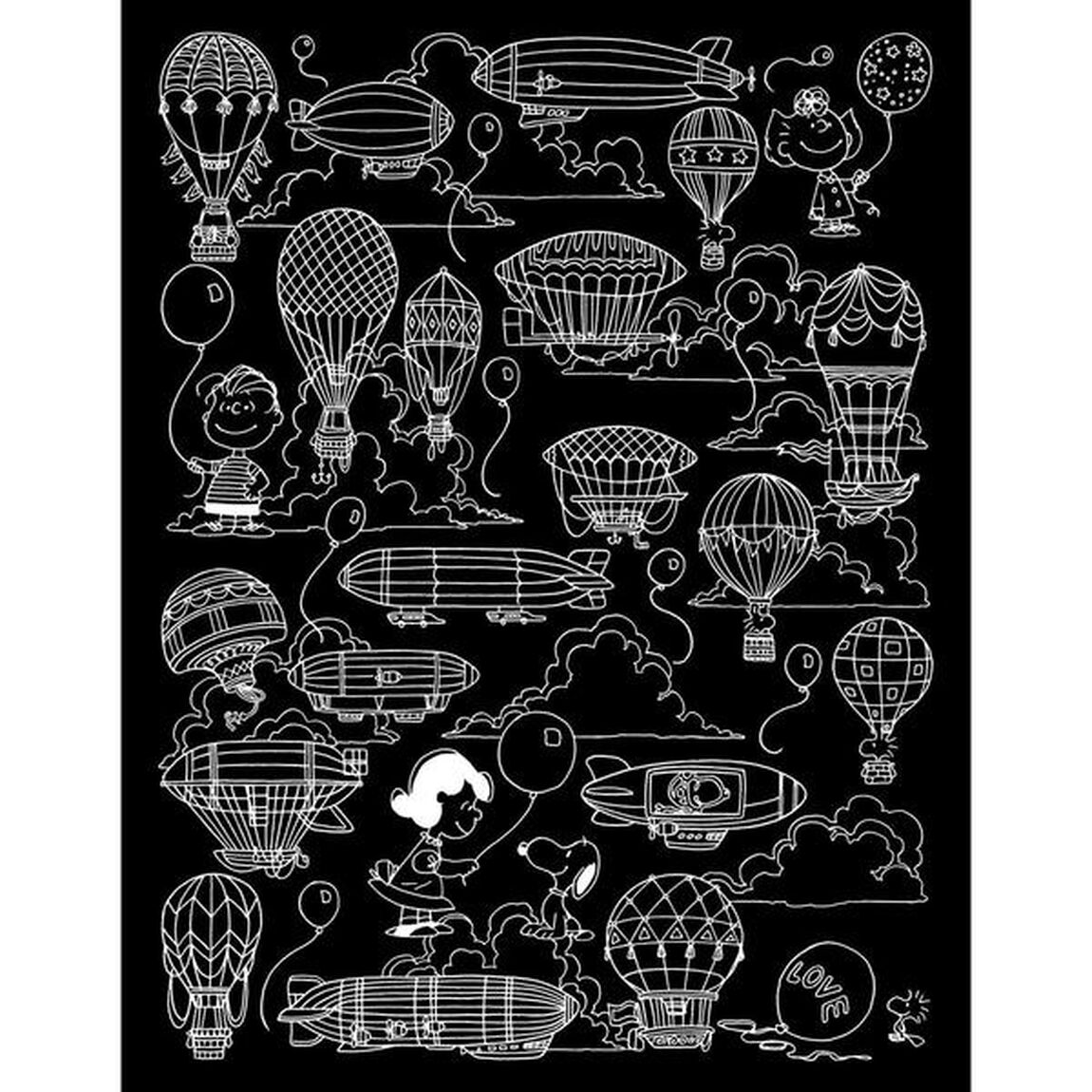 SNOOPY TRAVEL the WORLD (大人のためのヒーリングスクラッチアート)