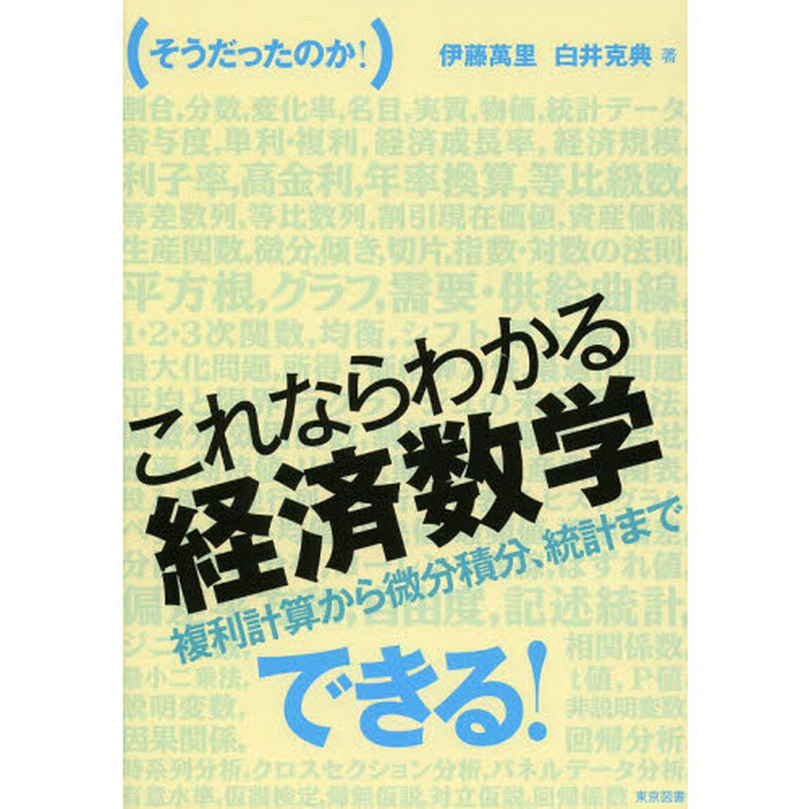〈そうだったのか！〉これならわかる経済数学　複利計算から微分積分，統計まで