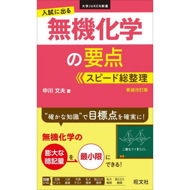 入試に出る無機化学の要点スピード総整理　新装改訂版