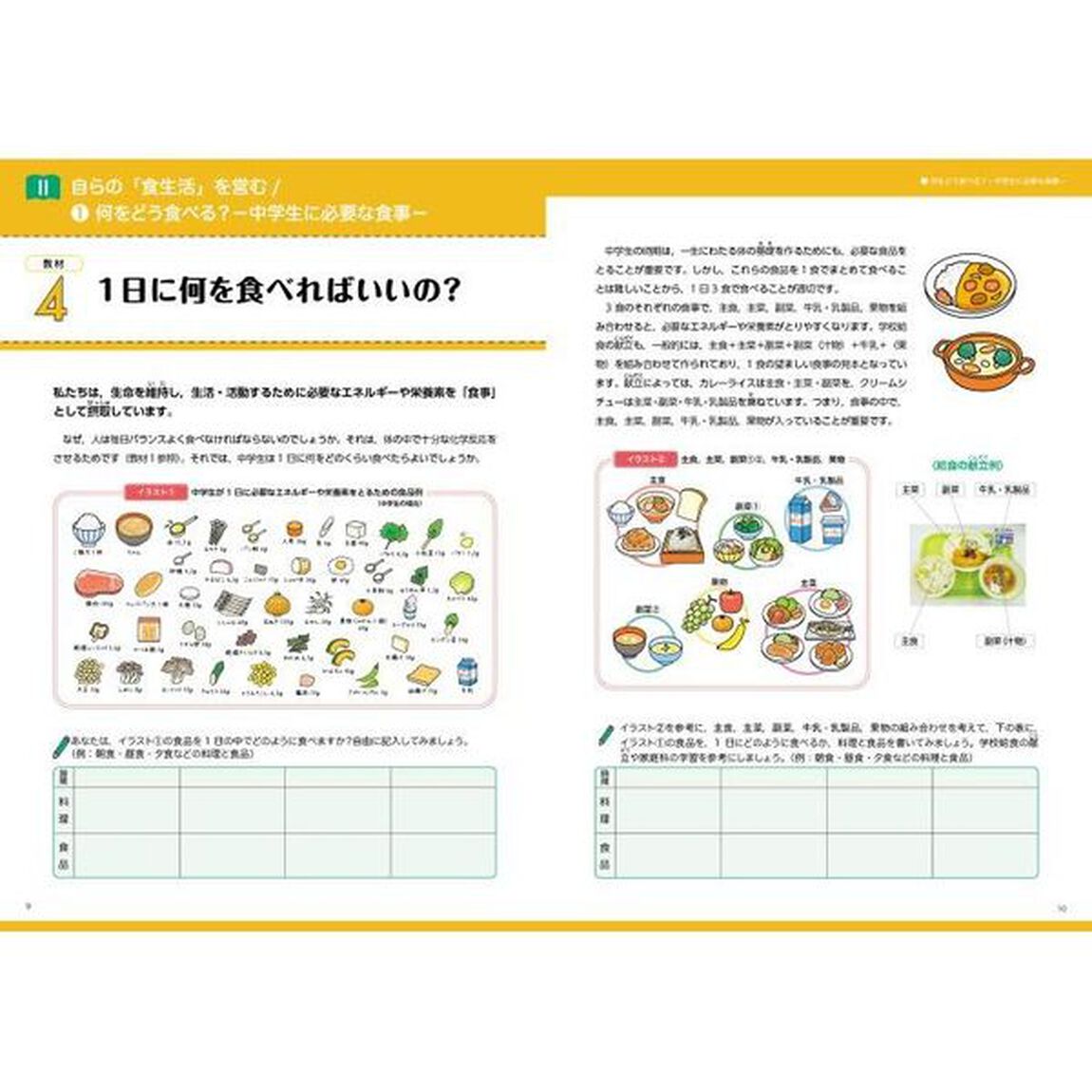 「食」の探究と社会への広がり　食を通して自分たちや社会を見つめよう　中学生用食育教材