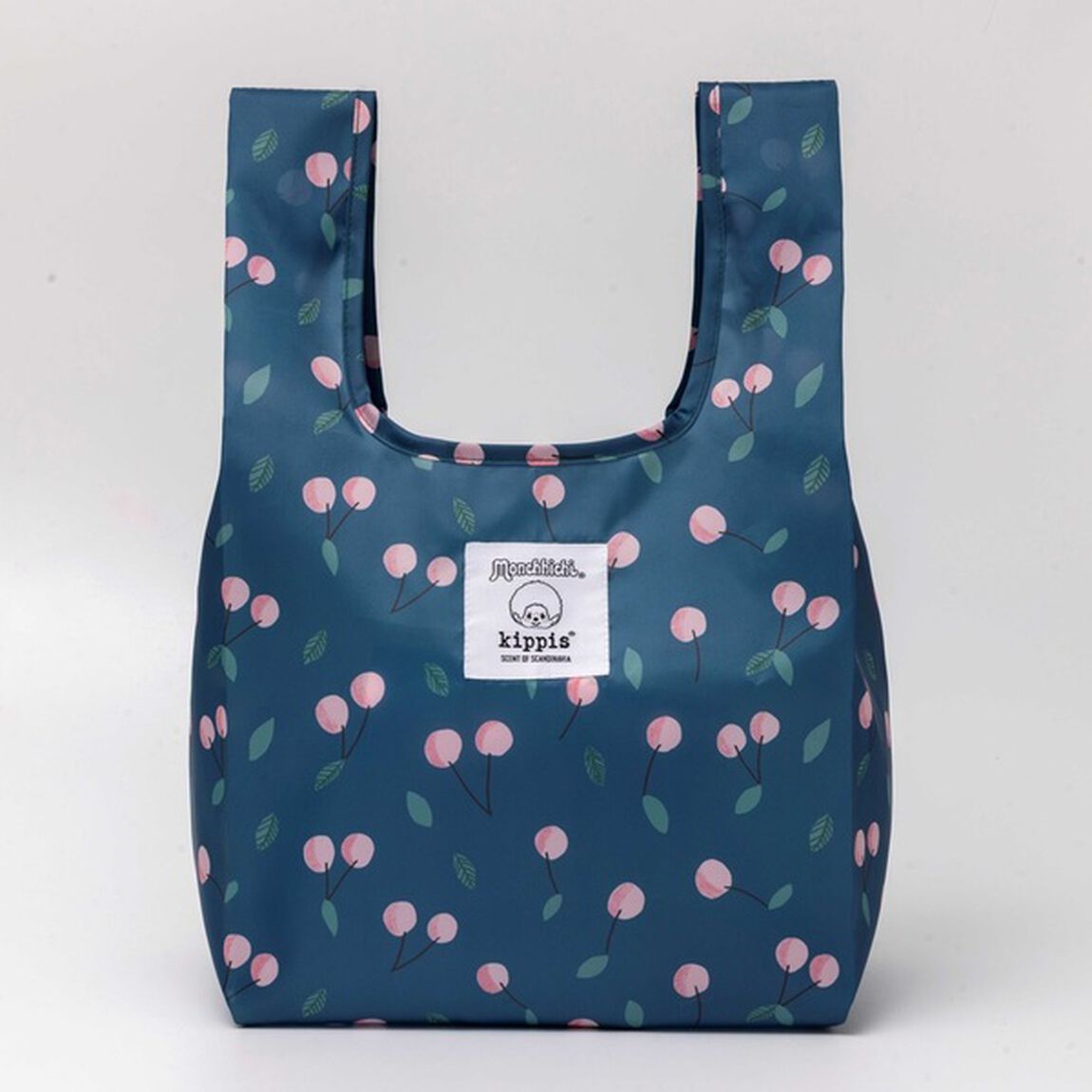 モンチッチ&times;kippis ぬいぐるみチャーム付きエコバッグ NAVY（セブン‐イレブン／セブンネット限定）