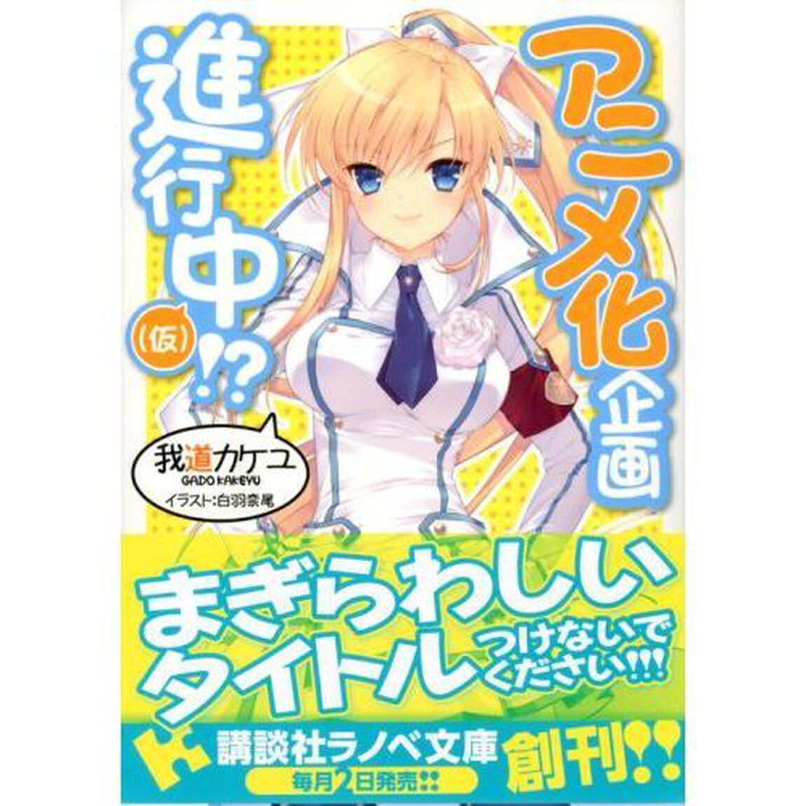アニメ化企画進行中〈仮〉！？