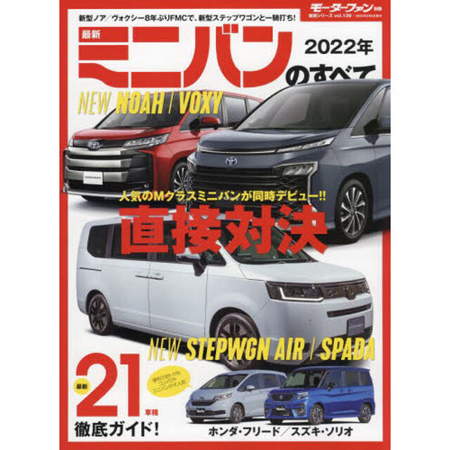 最新ミニバンのすべて　２０２２年「新型ステップワゴンはＡＩＲとＳＰＡＤＡの二本立て。新型ノア／ヴォクシー登場！」