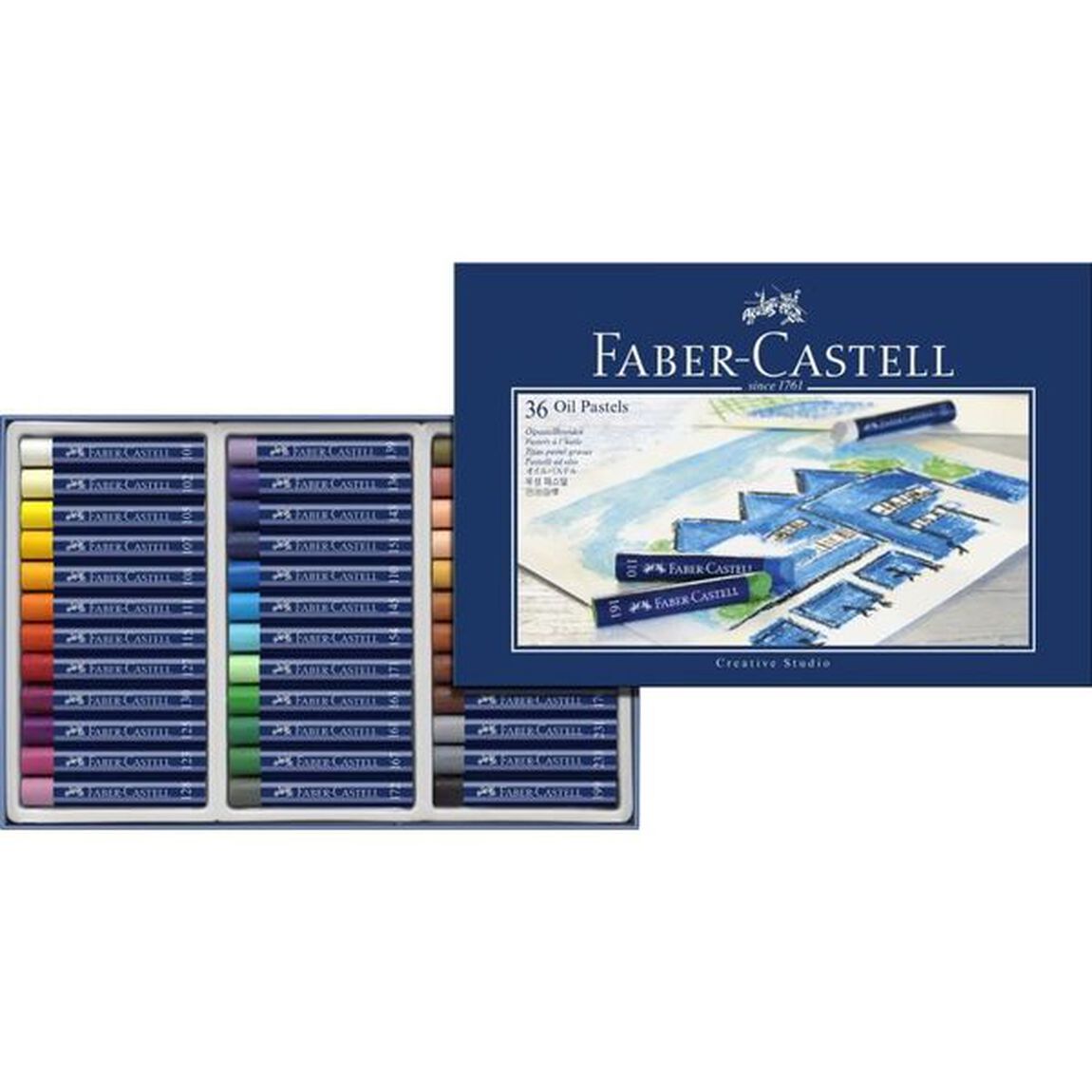ファーバーカステル スタジオオイルパステル 36色セット