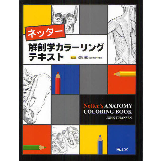 ネッター解剖学カラーリングテキスト