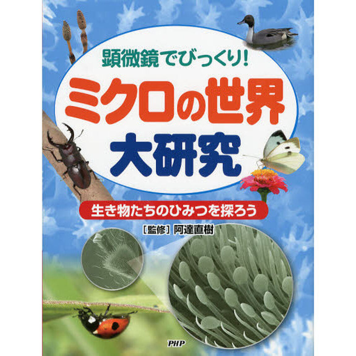ミクロの世界大研究　顕微鏡でびっくり！　生き物たちのひみつを探ろう