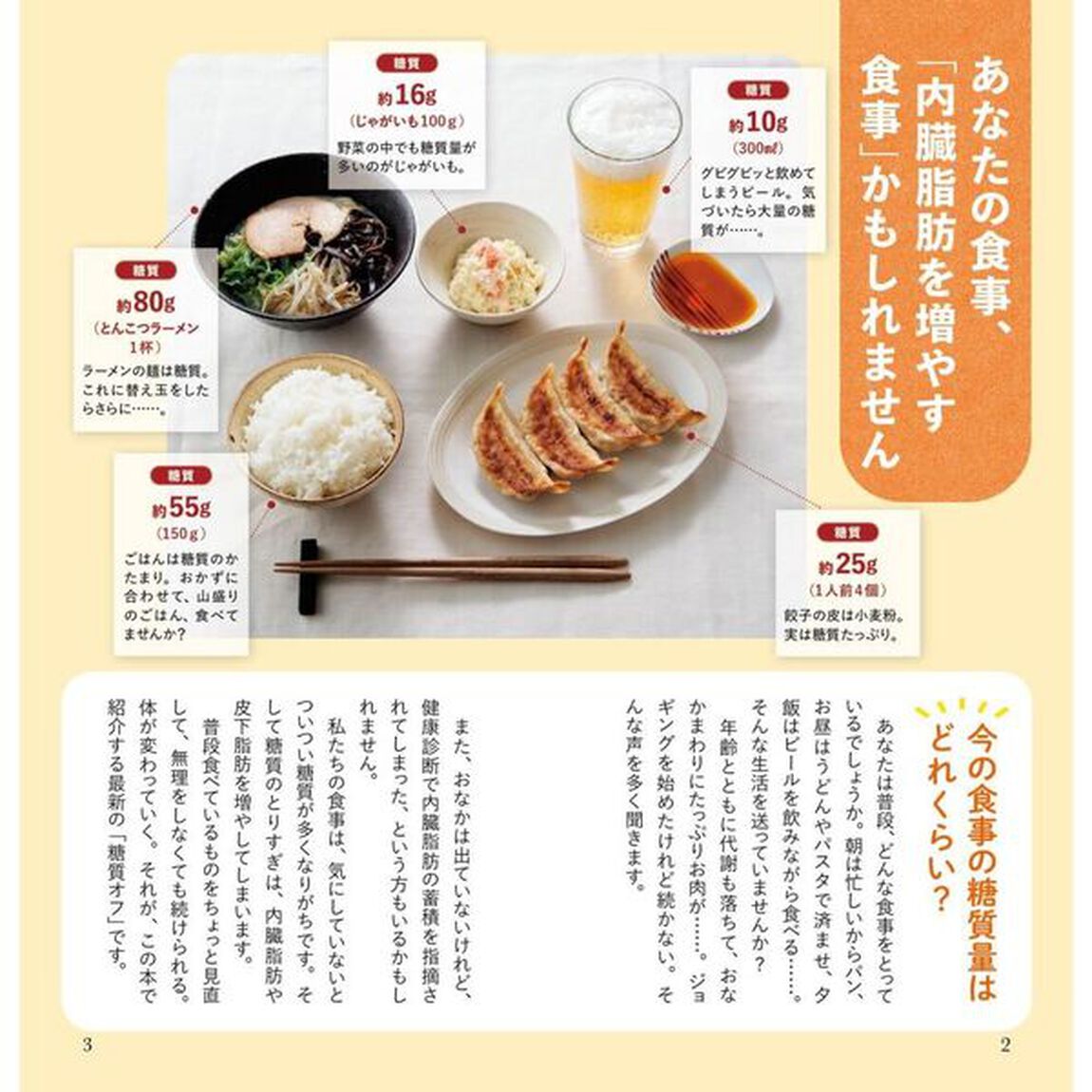 おなかからやせる！内臓脂肪を落とす食事