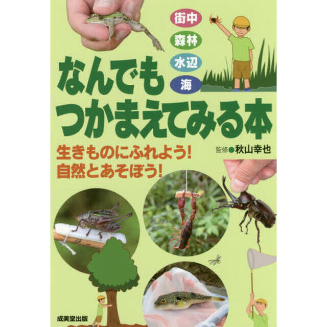 なんでもつかまえてみる本　街中　森林　水辺　海　生きものにふれよう！自然とあそぼう！