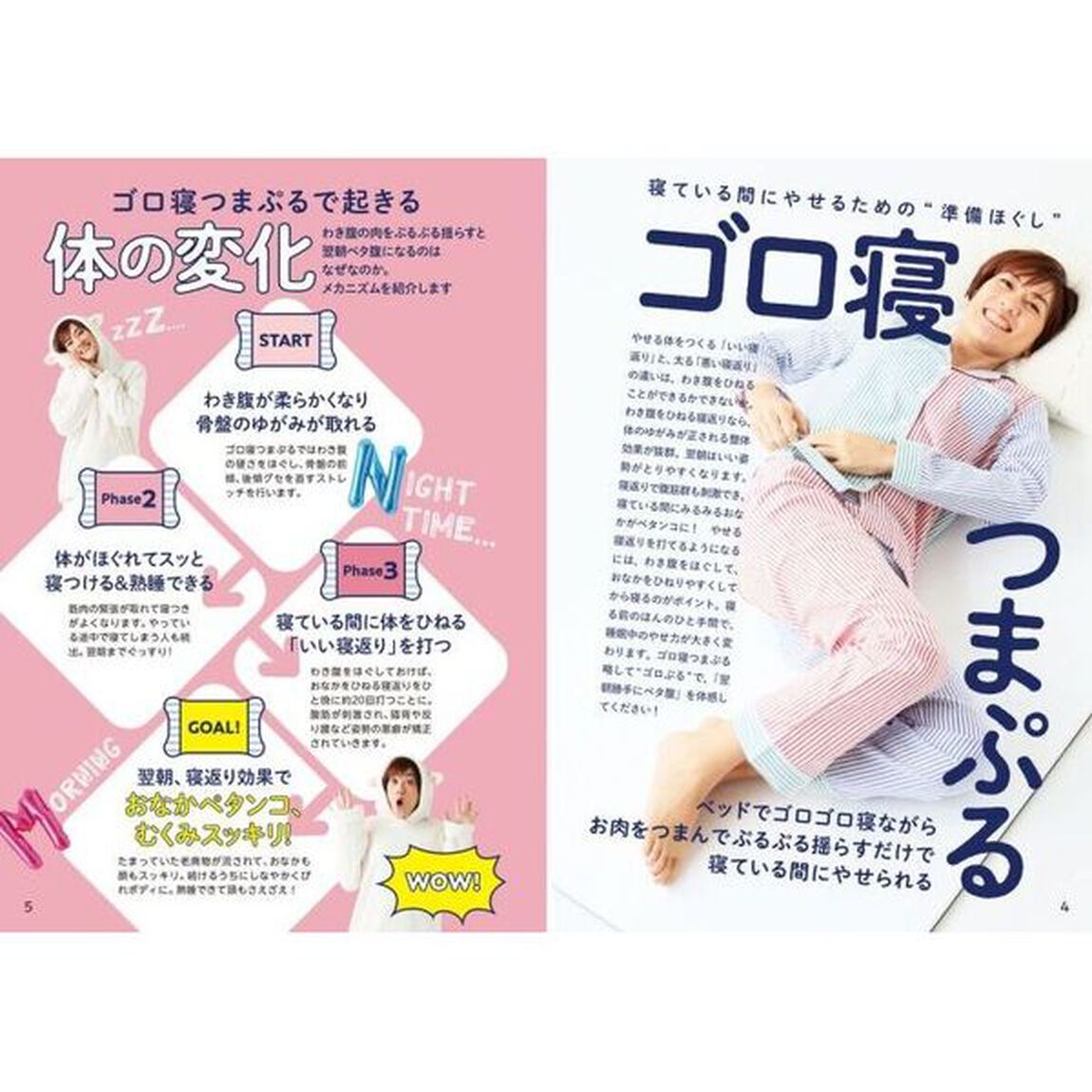 寝る前２分ゴロ寝つまぷるで勝手やせ！