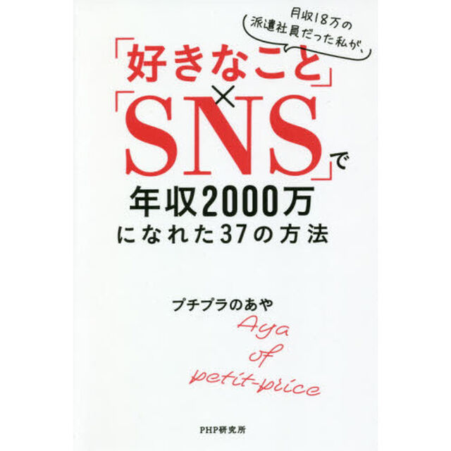 月収18万の派遣社員だった私が、「好きなこと」&times;「SNS」で年収2000万になれた37の方法