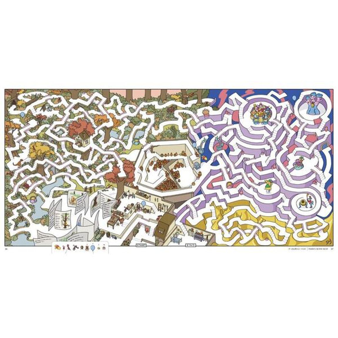迷路でめぐるディズニーパークの世界