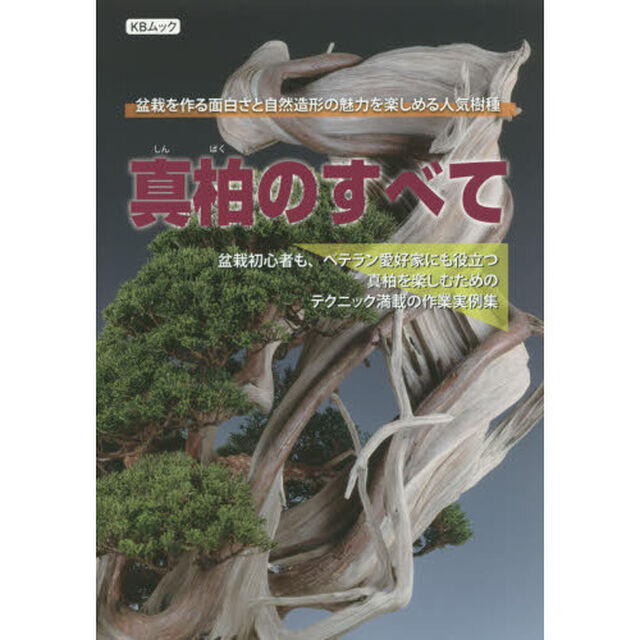 真柏のすべて　盆栽を作る面白さと自然造形の魅力を楽しめる人気樹種　盆栽初心者も、ベテラン愛好家にも役立つ真柏を楽しむためのテクニック満載の作業実例集