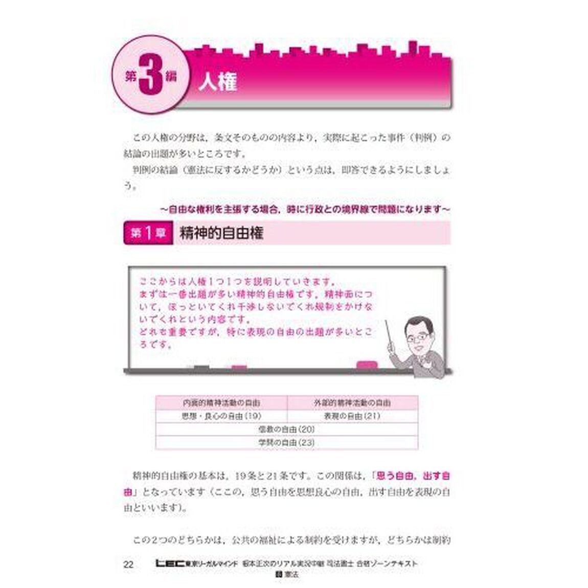 根本正次のリアル実況中継司法書士合格ゾーンテキスト　令和６年版８「憲法」