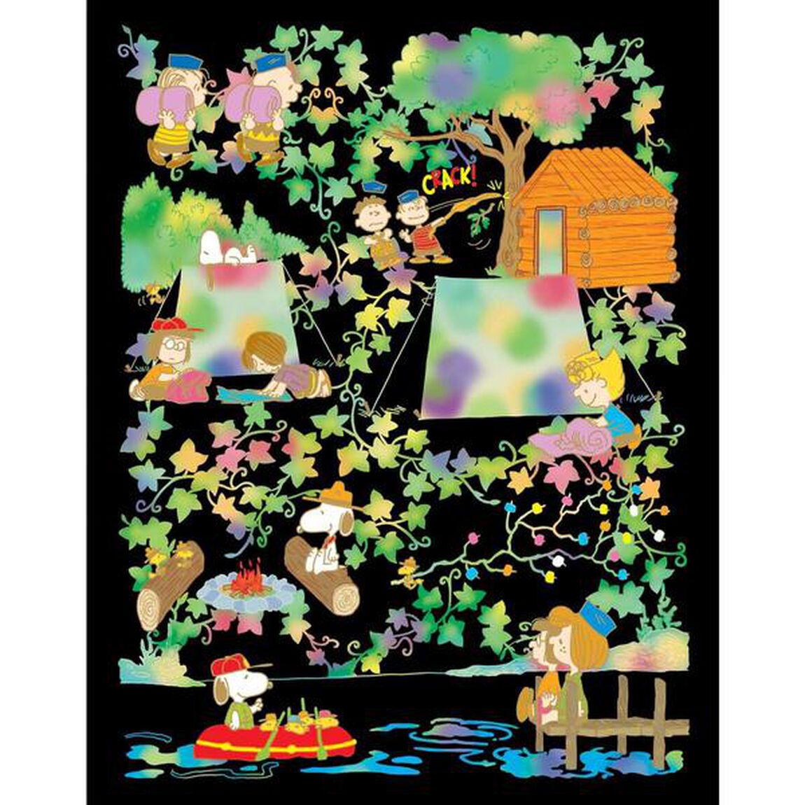 SNOOPY TRAVEL the WORLD (大人のためのヒーリングスクラッチアート)