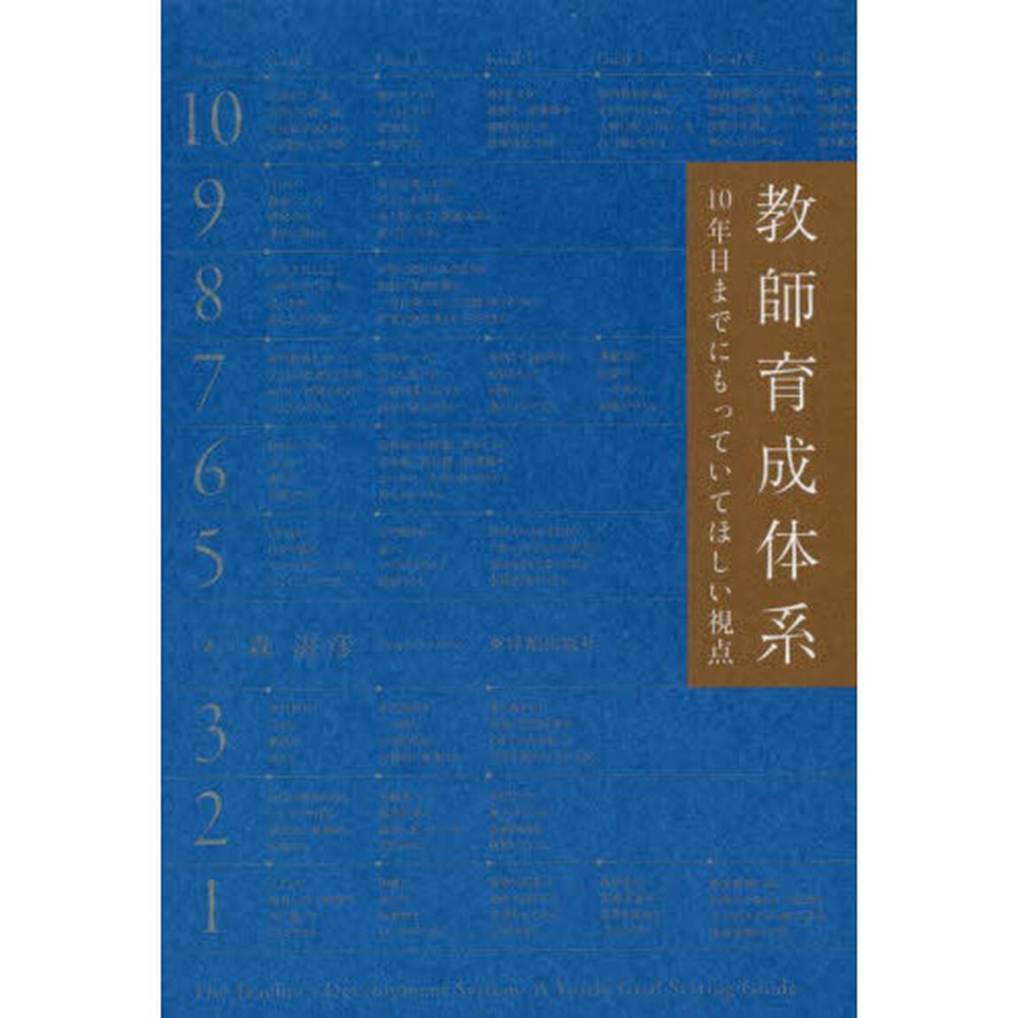 教師育成体系　１０年目までにもっていてほしい視点