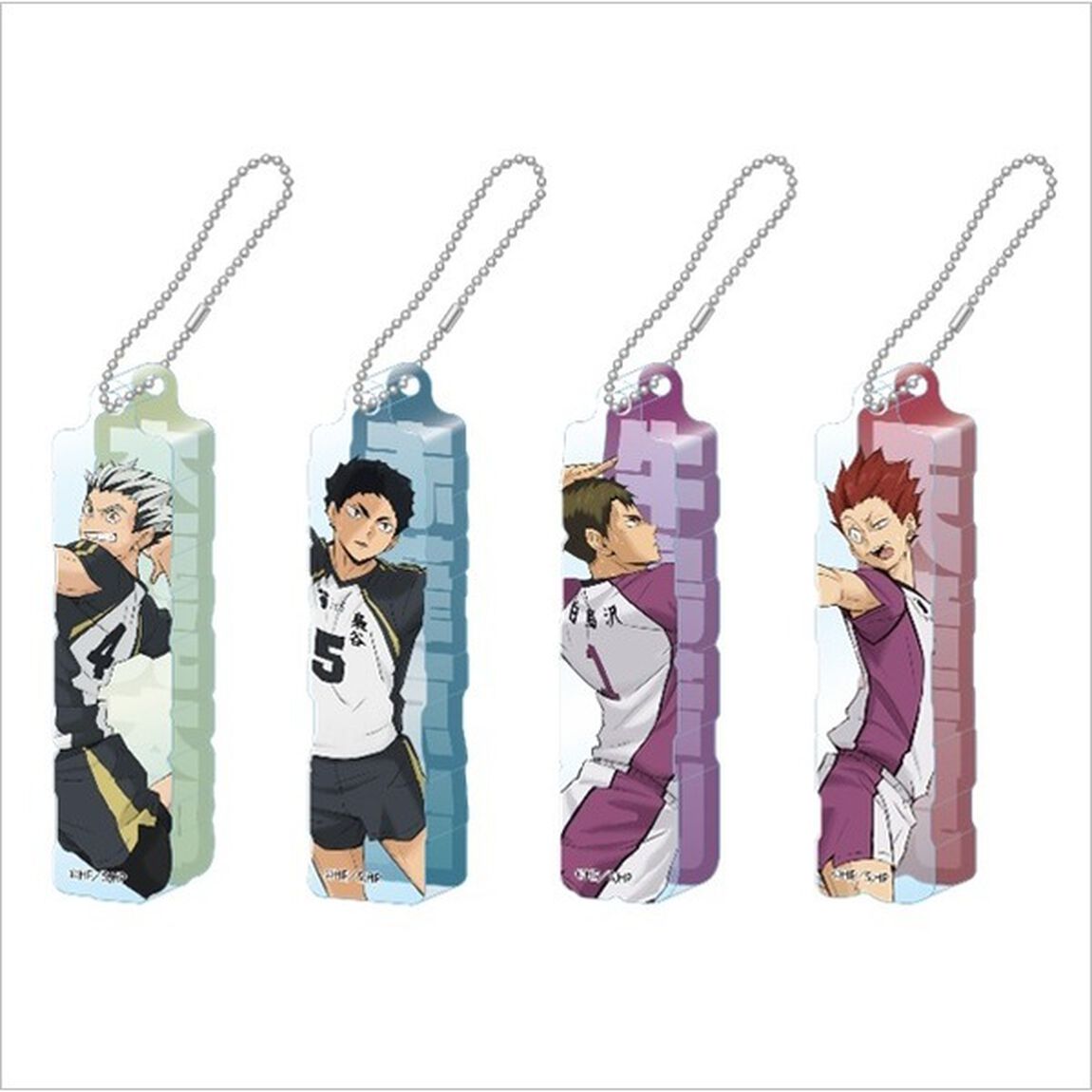 【ハイキュー!!】トレーディング アクリルネームブロックキーホルダー コンプリートセット【セブンネット限定】