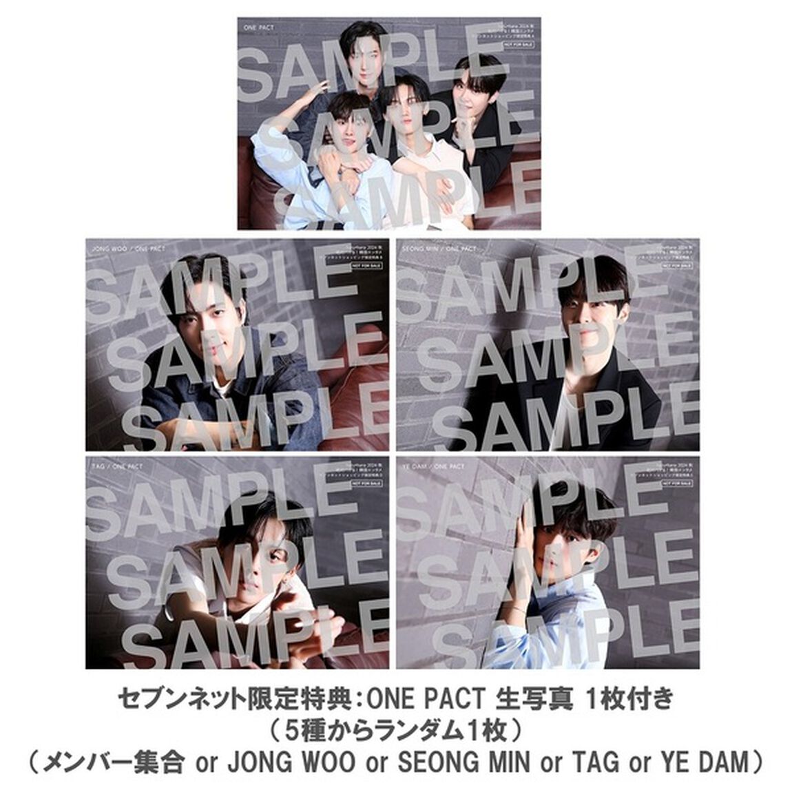 haru*hana　2024秋　絶対ハマる！韓国エンタメ【セブンネット限定特典：ONE PACT 生写真 1枚付き（5種からランダム1枚：メンバー集合 or JONG WOO or SEONG MIN or TAG or YE DAM)】