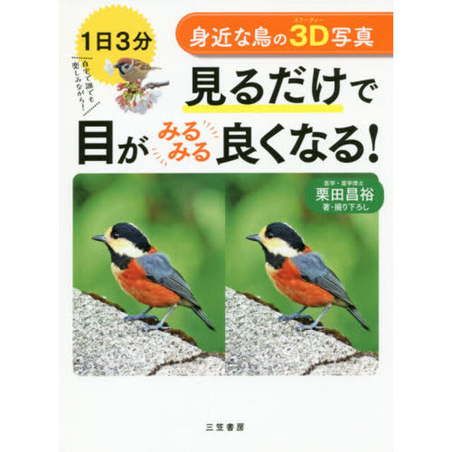 身近な鳥の３Ｄ写真見るだけで目がみるみる良くなる！　１日３分