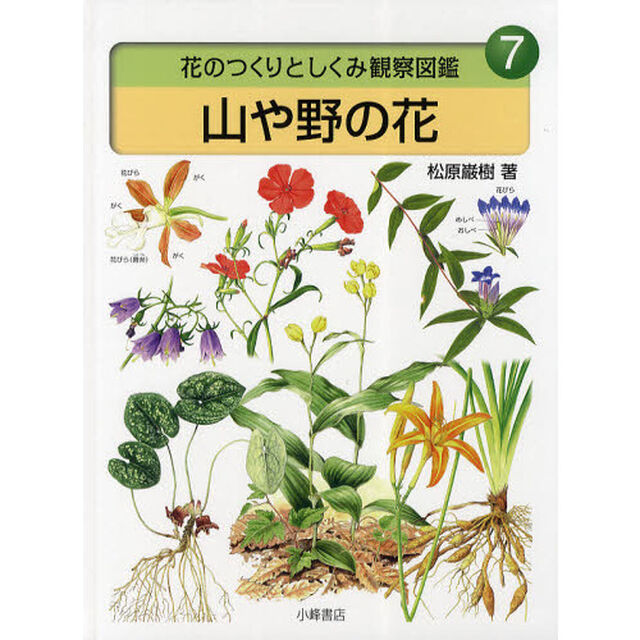 花のつくりとしくみ観察図鑑　７「山や野の花」