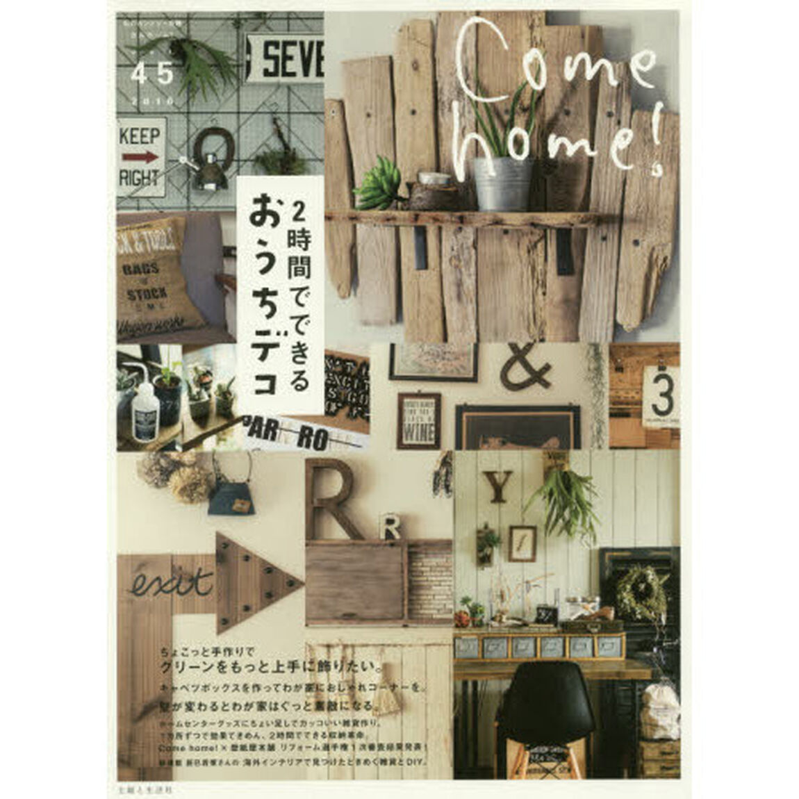 Ｃｏｍｅ　ｈｏｍｅ！　ｖｏｌ．４５「２時間でできるおうちデコ」