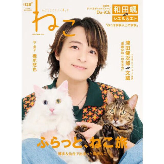 ねこ　ねことここちよく暮らす　ＮＯ，１２８（２０２４ＳＵＭＭＥＲ）