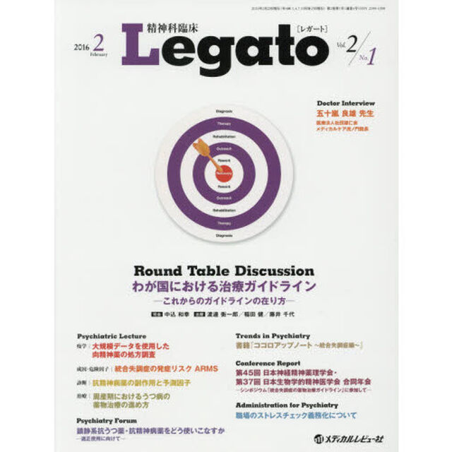 精神科臨床Ｌｅｇａｔｏ　Ｖｏｌ．２Ｎｏ．１（２０１６．２）